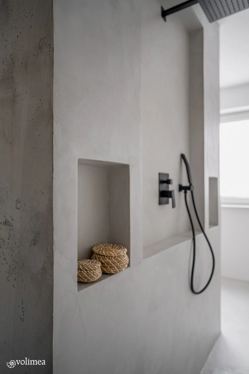 Volimea futado diamantgrau FU 103 fugenlos Wand Bad Dusche