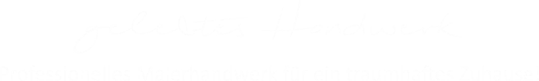 Gelebtes handwerk